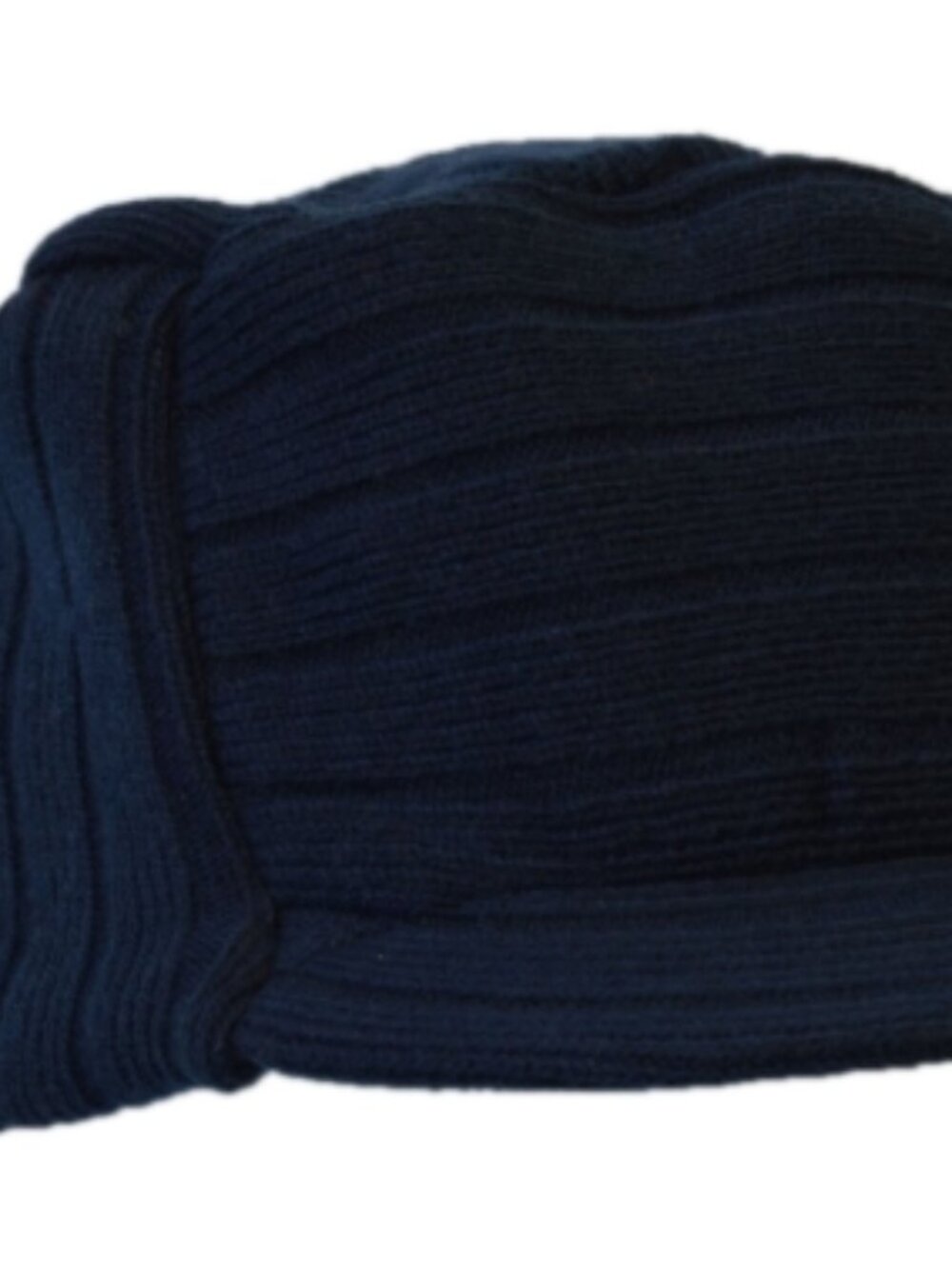 KC Beanie Cap Unisex Army Surplus Flat Top Hat One Size Navy Blue